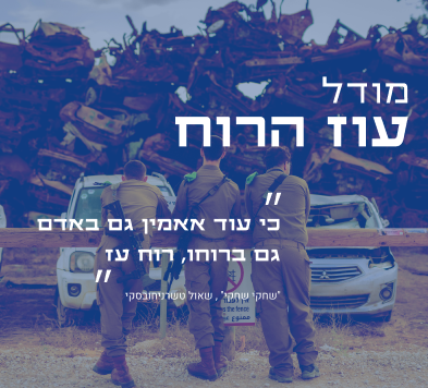 מודל עוז הרוח / כי עוד אאמין גם באדם
גם ברוחו, רוח עז/ 'שחקי שחקי' שאול טשרניחובסקי